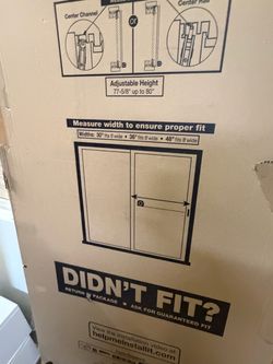 Adjustable fit sliding patio screen door/ $15 each /3 available