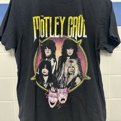 Motley Crew Band T Shirt Men’s Medium 