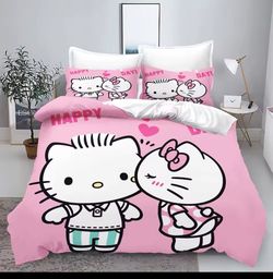 Hello Kitty Bedding Set