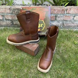 New Edgar Ram men's leather boot all sizes. 5-6-7-8-9-10-11-12