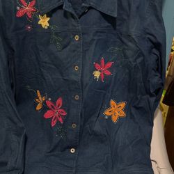 New Denim Jean Jacket Size 20 Alfred Dunner