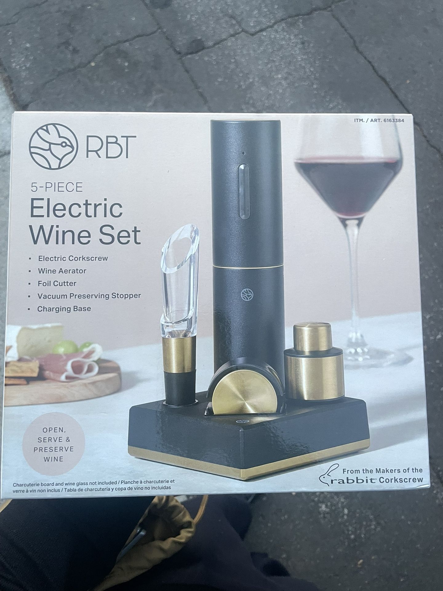 Rabbit 5-Piece Electric Wine Set