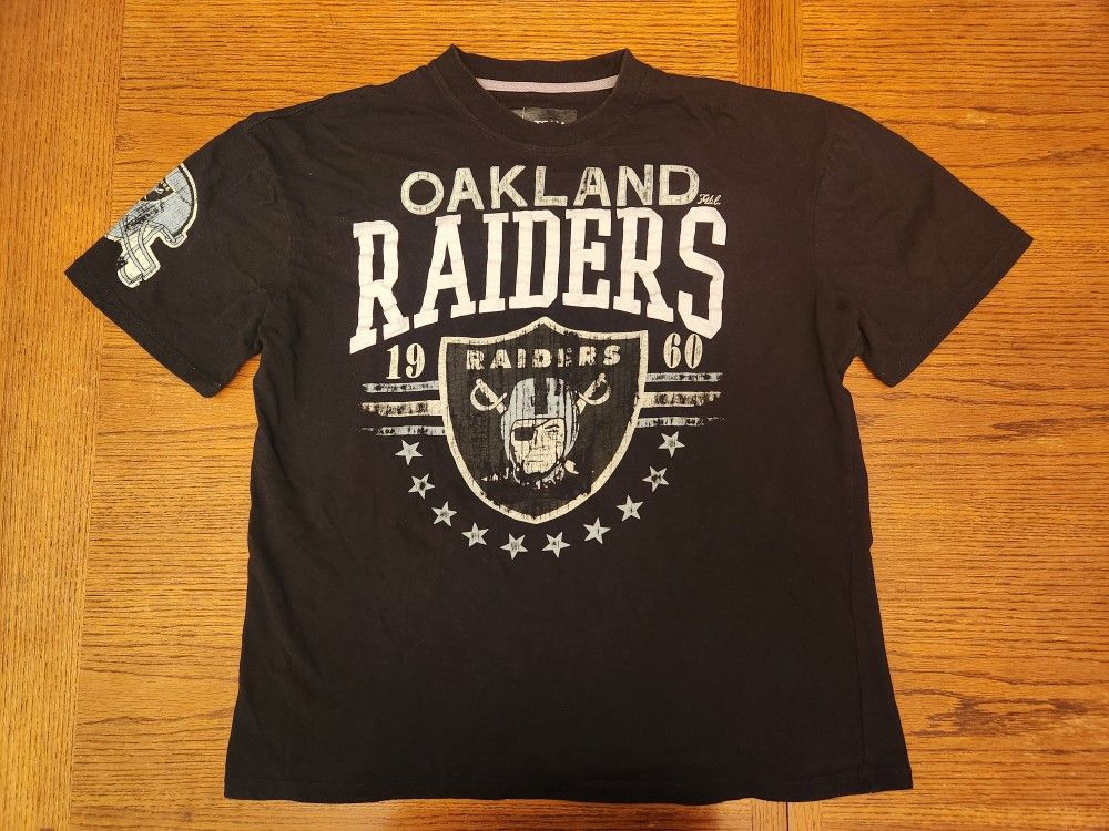 VINTAGE OAKLAND RAIDERS NFL TEAM SHIRT, SIZE XL