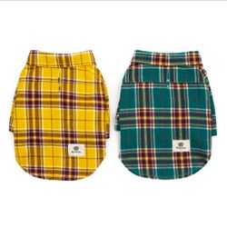 Pet Plaid Leisure Shirt 