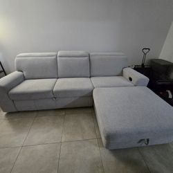 Light Gray Sleeper Sofa