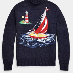 Polo Ralph Lauren Sailboat Sweater Large. 