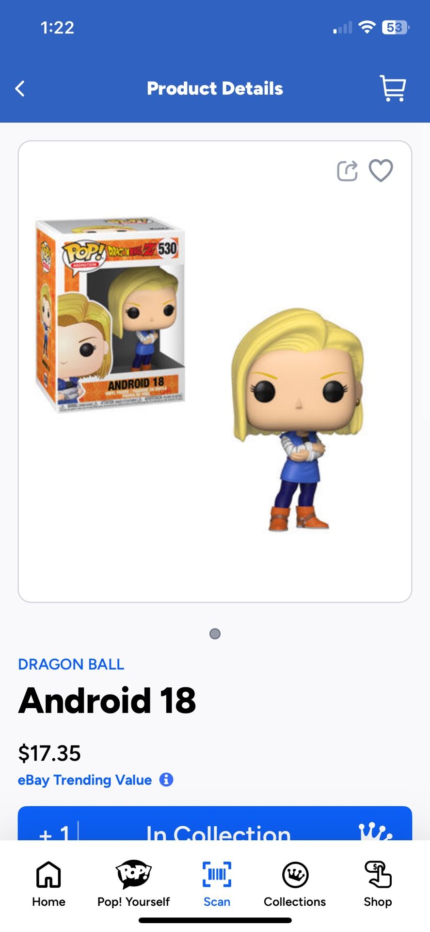 Funko Pop Android 18 #530