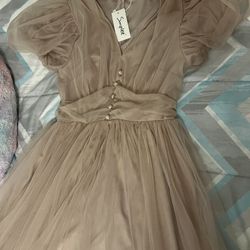 Pink women’s dress