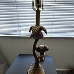 Vintage Gold Resin Lamp