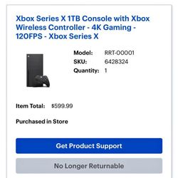 Xbox Series X  w/ Black Controller *quicksale*