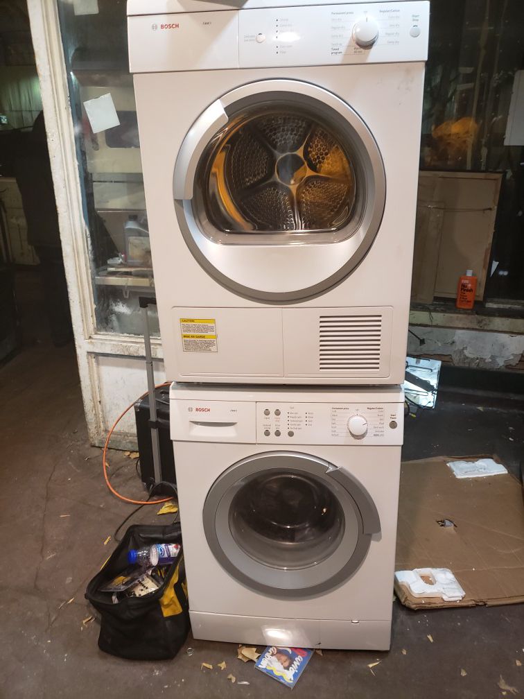 Bosch 24 inches washer and dryer