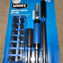 Hart 17pc Impact Driver Bit Set 