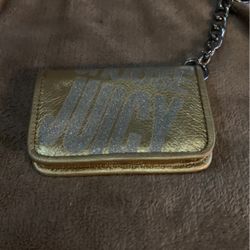 Designer Key Chain With Wristlet For Money And I.d.