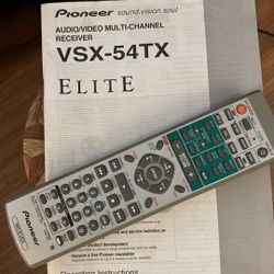 Free Pioneer Vsx  54 Tx Elite