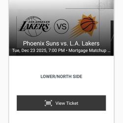 Suns vs Lakers 