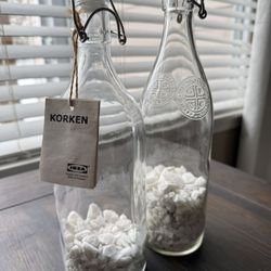 Glass Bottles (Set of 2) | IKEA KORKEN