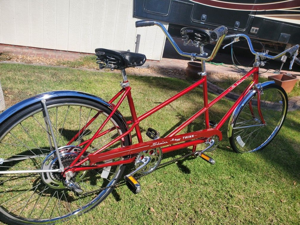 Vintage Schwinn Tandem 5 Speed Bicycle 