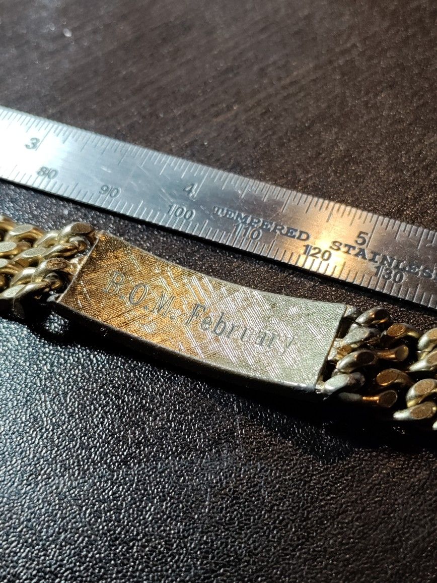 Vintage Gold Speidel ID Bracelet