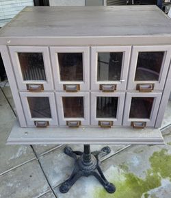Antique 8 Drawer Haberdashery Cabinet