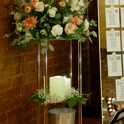 Acrylic Wedding flower stands (2)