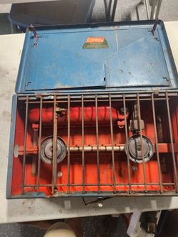 Lot of camping equipment