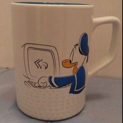 Disney Park Donald Duck Coffee Mug Authentic
