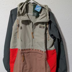 New With Tags LL Bean Mountain Classic Anorak Jacket - Mens Large