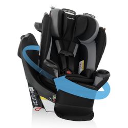 Evenflo Revolve360 Extend Convertible Car Seat with 360 Degree Rotation, Extended Rear-Facing, Forward-Facing, Booster Mode, and Secure Latch Install,