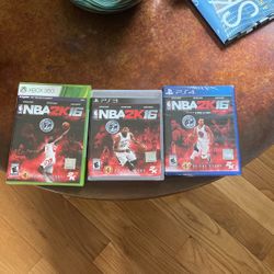 NBA 2K16- 3 Unopened Games