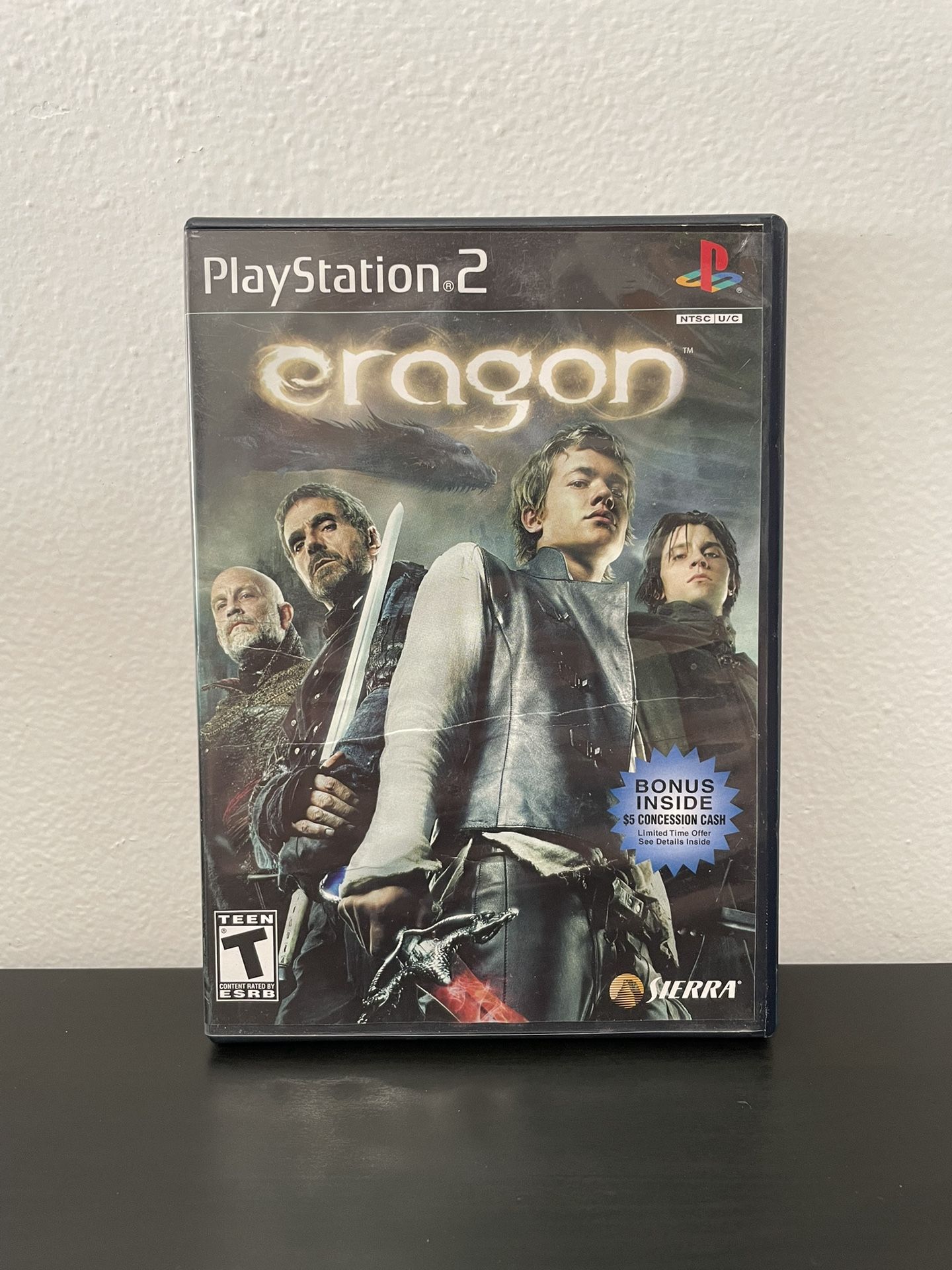 Eragon PS2 Sony Playstation 2 Video Game Dragon RPG 2006