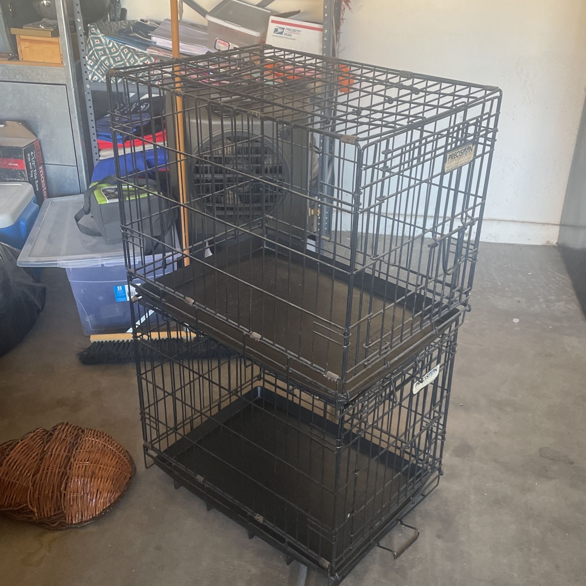 Price Reduced Today! Dog Crates Both For $25