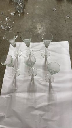 Vintage Liquor Crystal Cups
