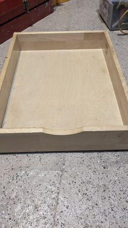 Fabuwood Bottom Pullout Cabinet Drawer Maple