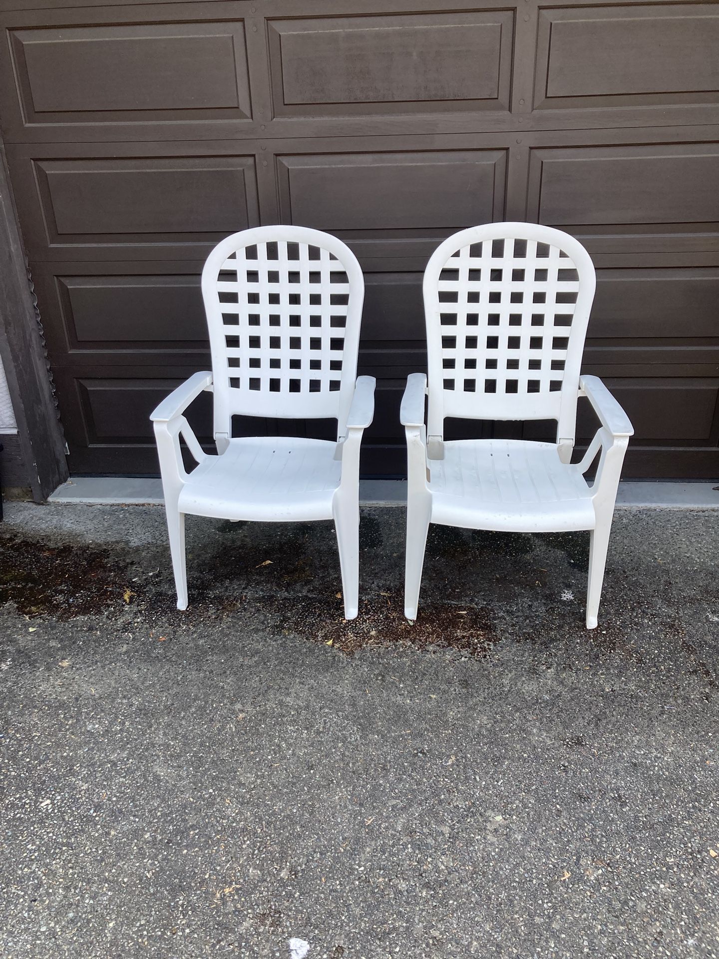 Pair- Adjustable Outdoor Chairs