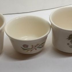 Taylor Smith & Taylor (TS&T) Rooster 3PC Set Discontinued Made In USA 1960 READ 