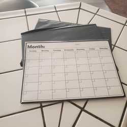 Fridge Calendar Magnetic Dry Erase Whiteboard Calendar Set of 3 (Read Description)
