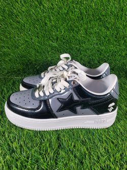 BAPESTA patent leather sneakers Golie a bathing ape BAPE STA US 5