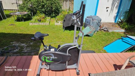Elliptical exercise bike