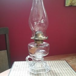 Vintage Finger Style Oil Lamp