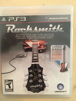 Sony PlayStation ps3 Rocksmith