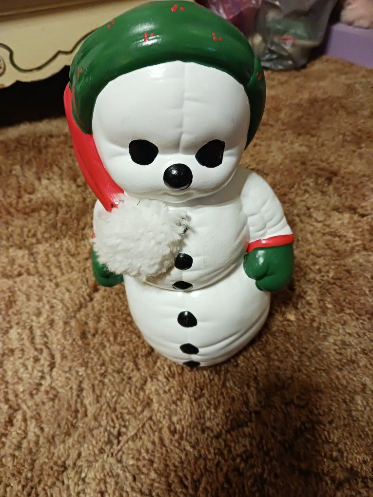 Ceramic Snowman