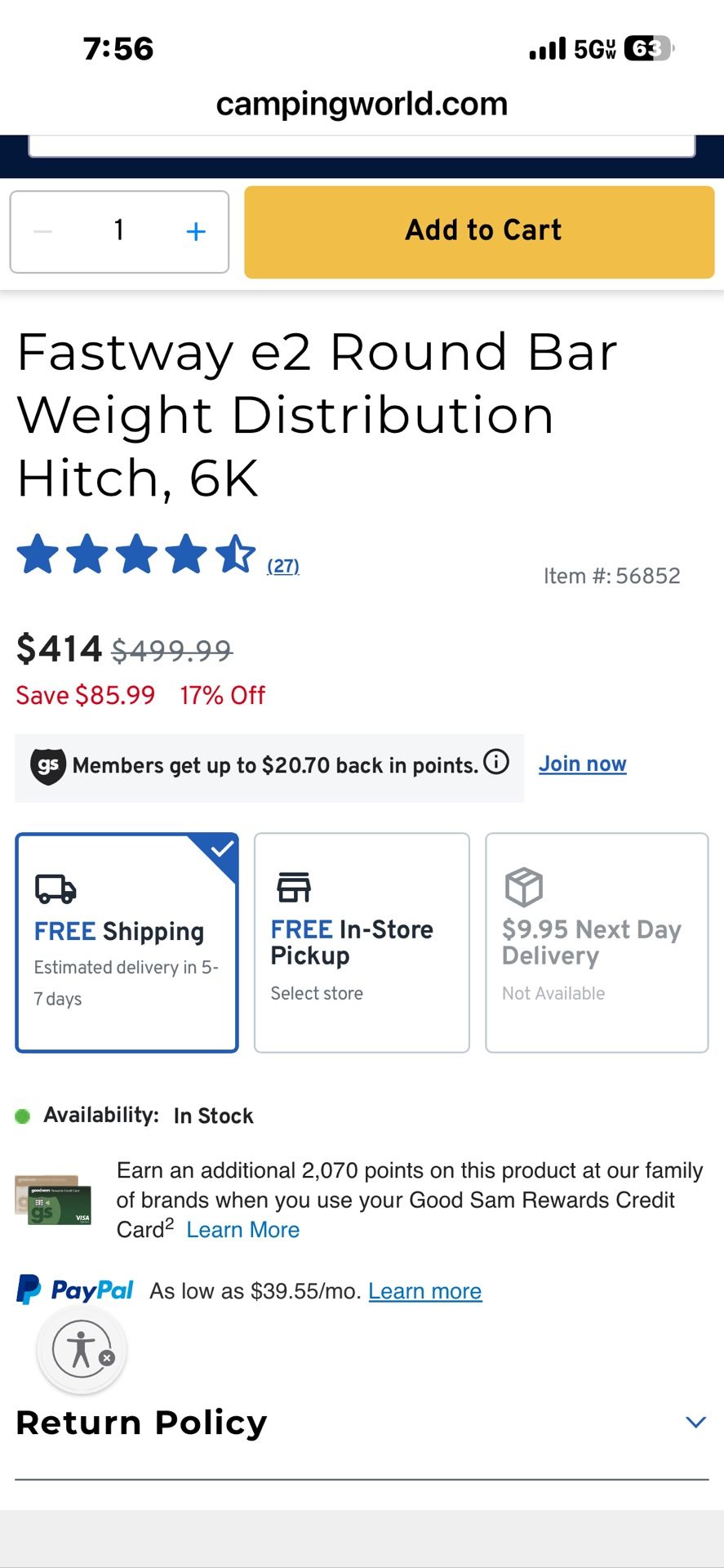 Weight Distribution Hitch