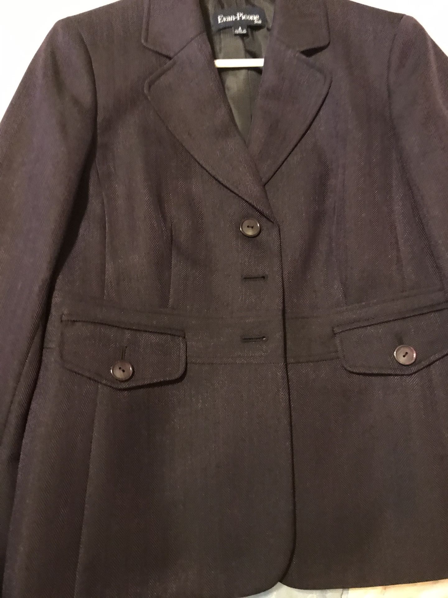 Purple Evan-Picone Suit Size 8