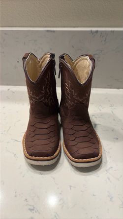 Kids Brown Western Cowboy Boots