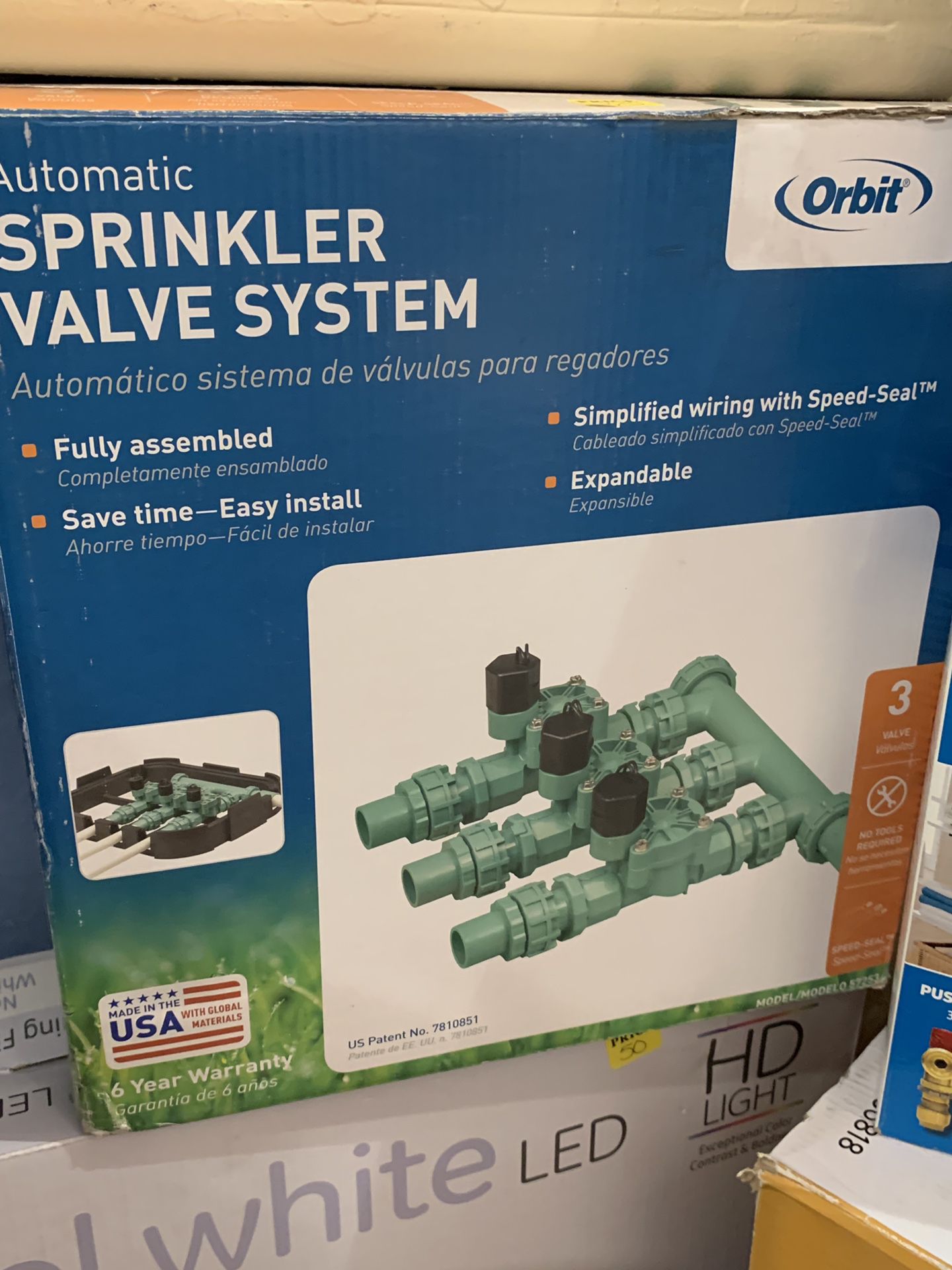 New sprinkler valve system