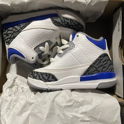 Jordan 3 Racer Blue Toddler shoes Size 5c