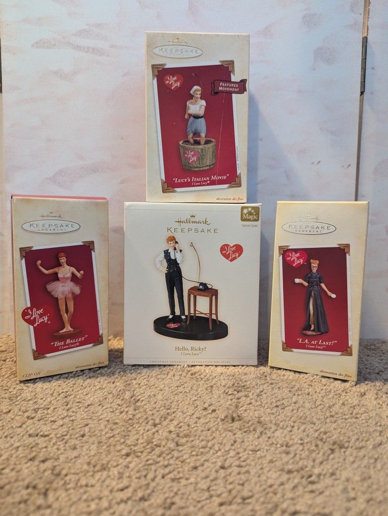 Hallmark Collector Ornaments I Love Lucy
