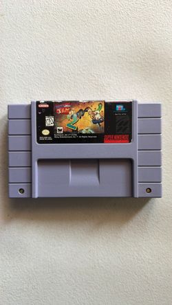 Earthworm Jim 2 SNES Cartridge