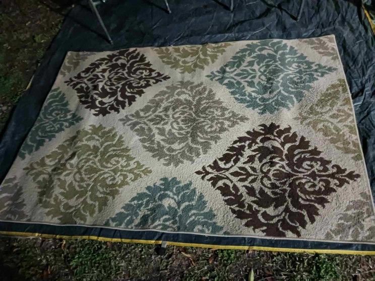 BEAUTIFULLY DESIGNED CLEANED AREA RUG!!!
