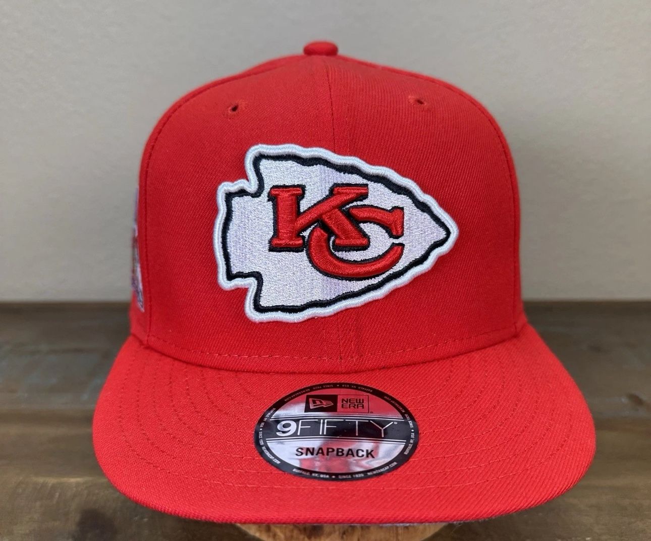 Kansas City Chiefs NFL 9Fifty New Era Hat Snapback Cap, One Size (Red) 